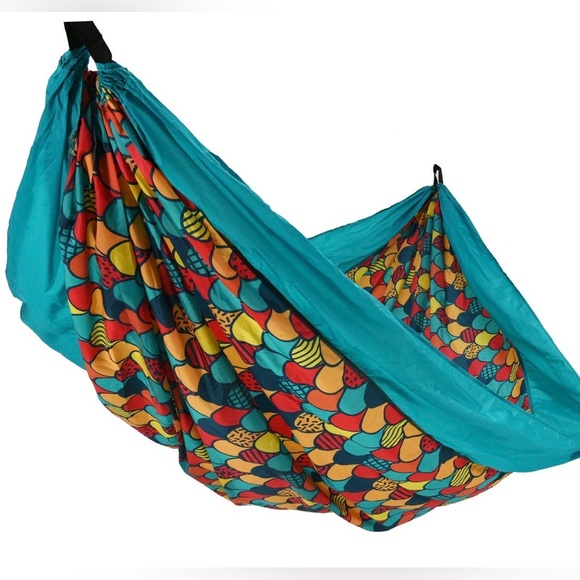 Equip Nylon Colorful Patterned Travel Hammock (NEW) One Person Capacity - Picture 4 of 4